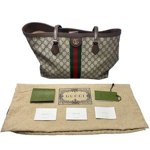 GUCCI Ophida GG Medium Tote